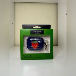 Kate Spade AirPods Pro Case with strawberry 1st & 2nd generation